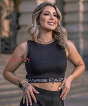 Croped modal feminino