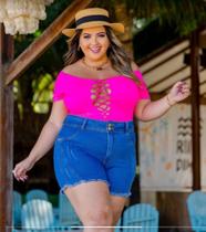Croped Neon - Plus Size Croped Neon - Plus Size