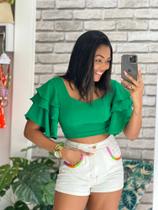 CROPED no tecido duna CROPED no tecido duna