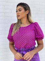 Croped roxo Croped roxo