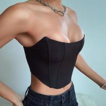 Cropeed corset preto