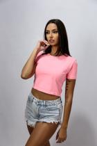 Cropped 100% Algodão Premium Blusa Feminina