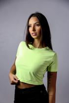 Cropped 100% Algodão Premium Blusa Feminina