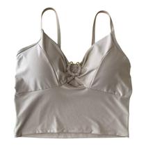Cropped Alça Fina Detalhe Decote Plus Size Cropped Alça Fina Detalhe Decote Plus Size