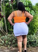 Cropped Alça Retro Plus Size