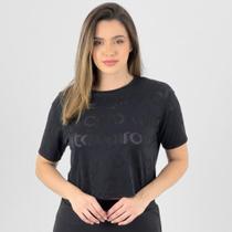 Cropped Alto Giro Manga Curta Feminino