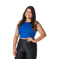 Cropped Amarração nas Costa Blusa Feminino Fashion Estilosa Bonita Confortável