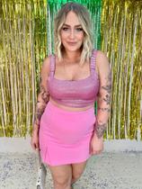 Cropped Amber brilho