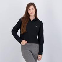 Cropped Area Dot Manga Longa Feminino Preto Cropped Area Dot Manga Longa Feminino Preto