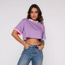 Cropped Baby Look Em Algodão Básico Cropped Baby Look Em Algodão Básico