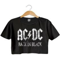 Cropped Bandas de Rock Ramones, Rolling stones, ACDC, Metallica, Nirvana, Pink Floyd Cropped Bandas de Rock Ramones, Rolling stones, ACDC, Metallica, Nirvana, Pink Floyd