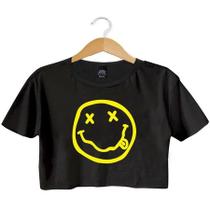 Cropped Bandas de Rock Ramones, Rolling stones, ACDC, Metallica, Nirvana, Pink Floyd Cropped Bandas de Rock Ramones, Rolling stones, ACDC, Metallica, Nirvana, Pink Floyd