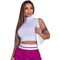 Cropped Básico Blusinha Feminina Regata Tamanho Único M (38 Ao 42)