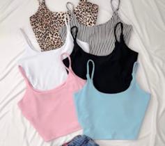 Cropped Básico Com Bojo Cropped Básico Com Bojo