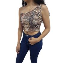 Cropped Básico Feminino Oncinha Sjons