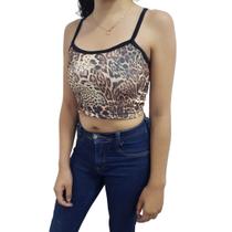 Cropped Básico Feminino Oncinha Sjons