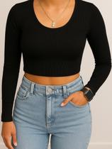 Cropped Básico Gola U