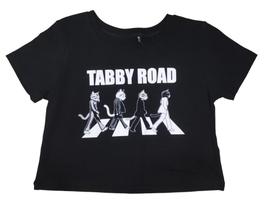Cropped Beatles Satira Gato Gatinhos Blusinha Baby look SFM493 Cropped Beatles Satira Gato Gatinhos Blusinha Baby look SFM493
