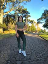 Cropped Betina Tam M Cor Verde Militar