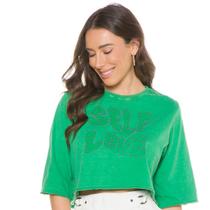 Cropped Blusinha Feminina T Shirt Estonada Blogueira Premium