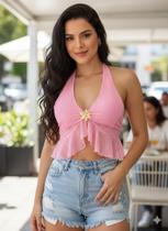 Cropped Blusinha Feminino Conforto e Estilo para o Verão Cropped Blusinha Feminino Conforto e Estilo para o Verão