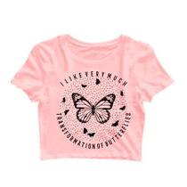 Cropped Borboleta transformação Butterfly fresh start/ RECOMEÇO