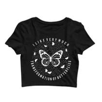 Cropped Borboleta transformação Butterfly fresh start/ RECOMEÇO