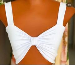 Cropped branco tamanho p