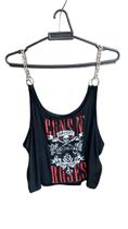 Cropped c/ Corrente Guns n Roses Tamanho:P