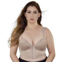 Cropped C/ Fecho e Alça Ajustável Efeito Seios Grandes - M23