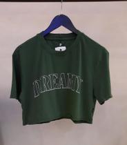 Cropped camiseta