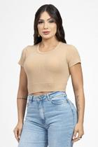 Cropped Canelado Feminino - Eagle Rock