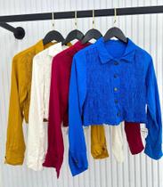 Cropped-casaco feminino Cropped-casaco feminino