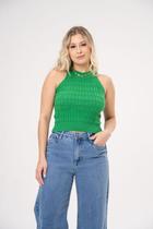 Cropped Clareslan Feminino Trabalhado