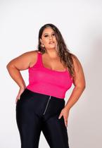 Cropped Com Alça Feminino Plus Size