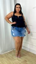Cropped com Amarração Plus Size Cropped com Amarração Plus Size