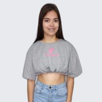 Cropped com Elástico Reveza Don't Touch Me