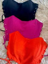 Cropped corselet amarração