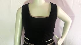 Cropped corselet plus size