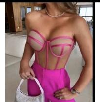 Cropped Corselet Top Blogueira