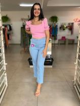 Cropped crepe de seda Cropped crepe de seda