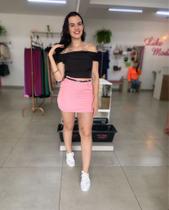 Cropped crepe de seda Cropped crepe de seda
