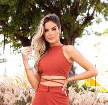 Cropped de amarração