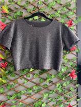 Cropped de brilho , tamanho único