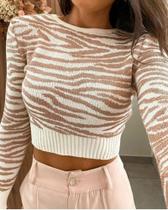 Cropped de lã