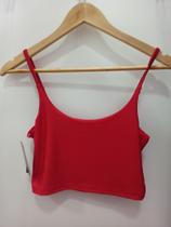 Cropped de Poliamida Feminino Essência Tam. M Cropped de Poliamida Feminino Essência Tam. M
