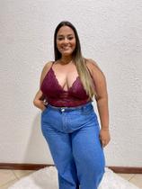 Cropped de Renda Plus Size