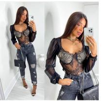 Cropped de Tule Cropped de Tule