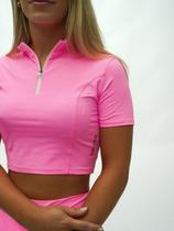 Cropped Dry Cool Essential Rosa Claro Cropped Dry Cool Essential Rosa Claro