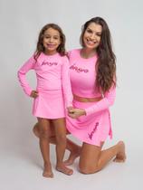 Cropped Dry Cool Infantil Elo Rosa